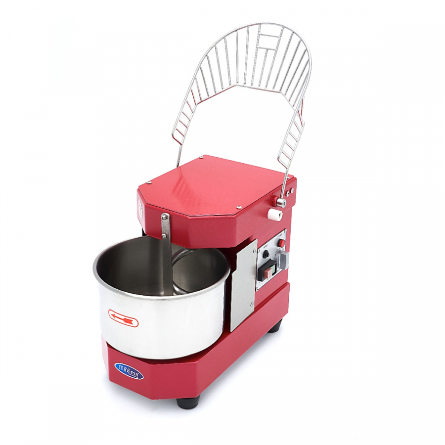 Teigmaschine 8L - 4,5 kg Teig - Himbeerrot