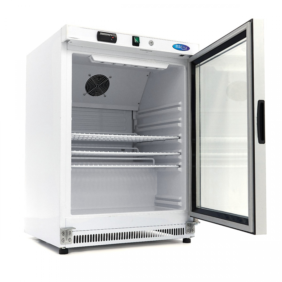 Koelkast - 200L - Wit - met glazen deur