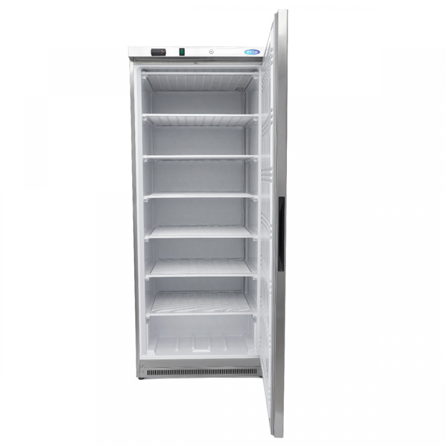Gefrierschrank - 600L - 6 feste Regale - Edelstahl