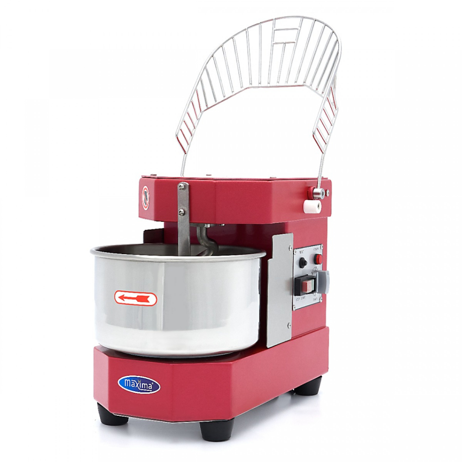 Teigmaschine 8L - 4,5 kg Teig - Himbeerrot