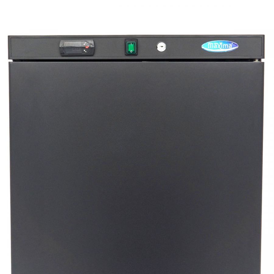 Gefrierschrank - 400L - 6 feste Regale - Schwarz