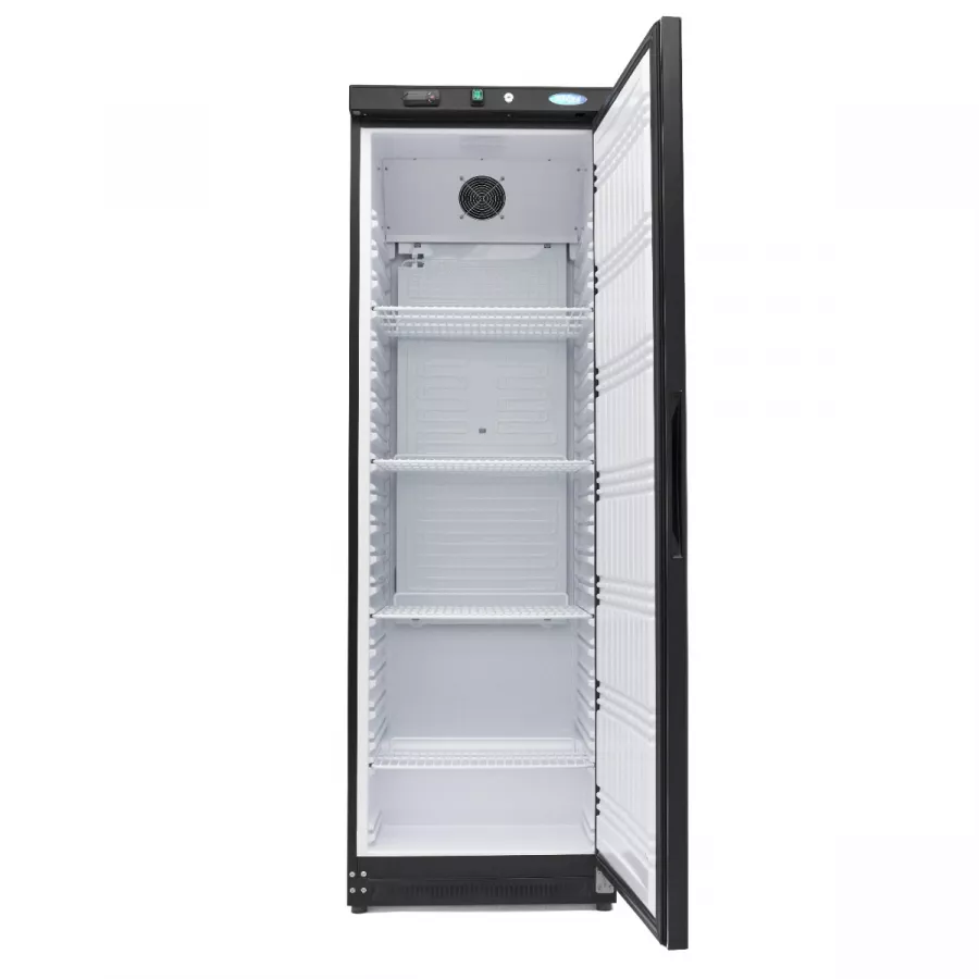 Kühlschrank - 400L - 4 verstellbare Regale - Schwarz