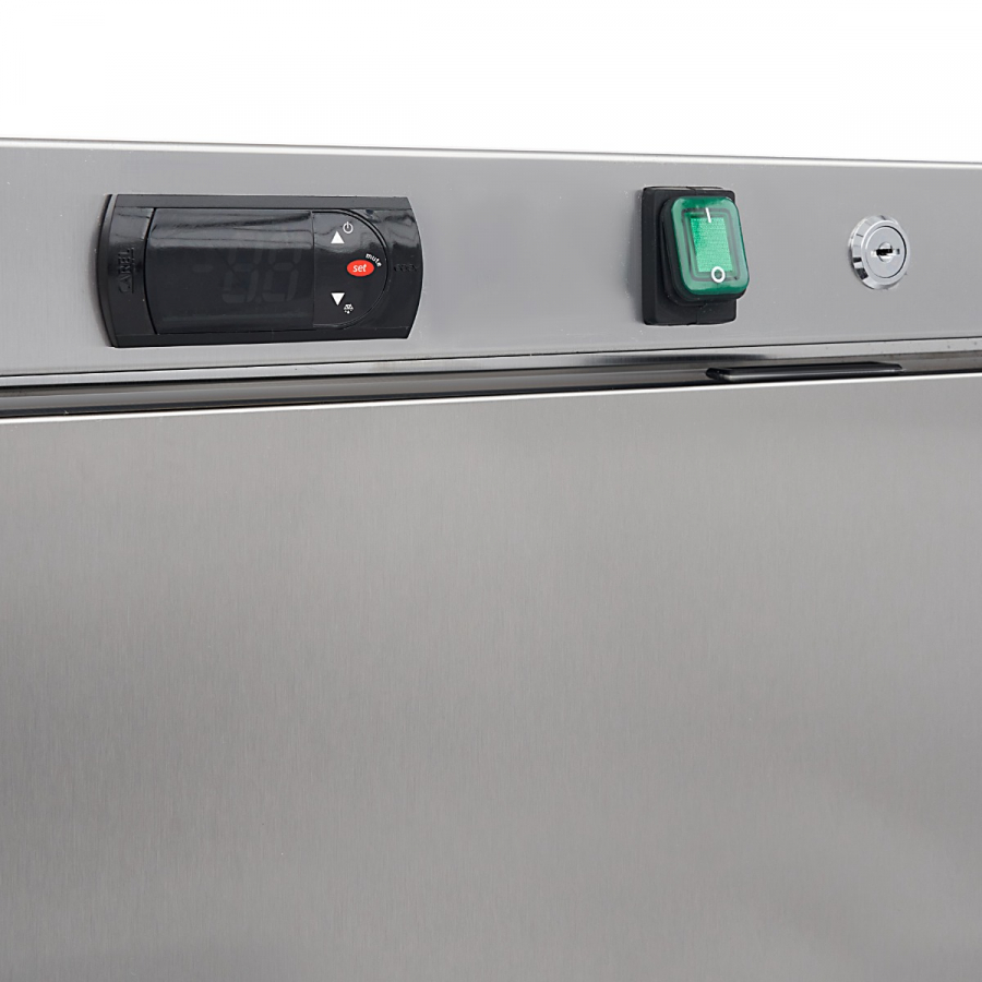 Gefrierschrank - 400L - 6 feste Regale - Edelstahl Gefrierschrank - 400L - 6 feste Regale - Edelstahl