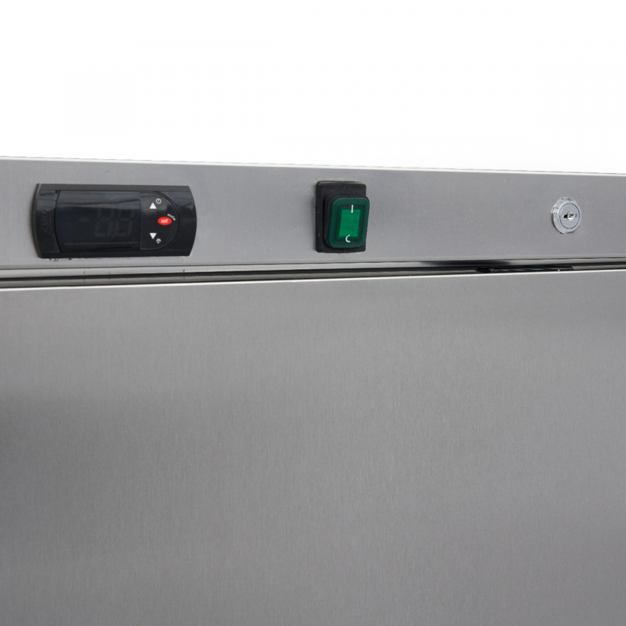 Gefrierschrank - 600L - 6 feste Regale - Edelstahl