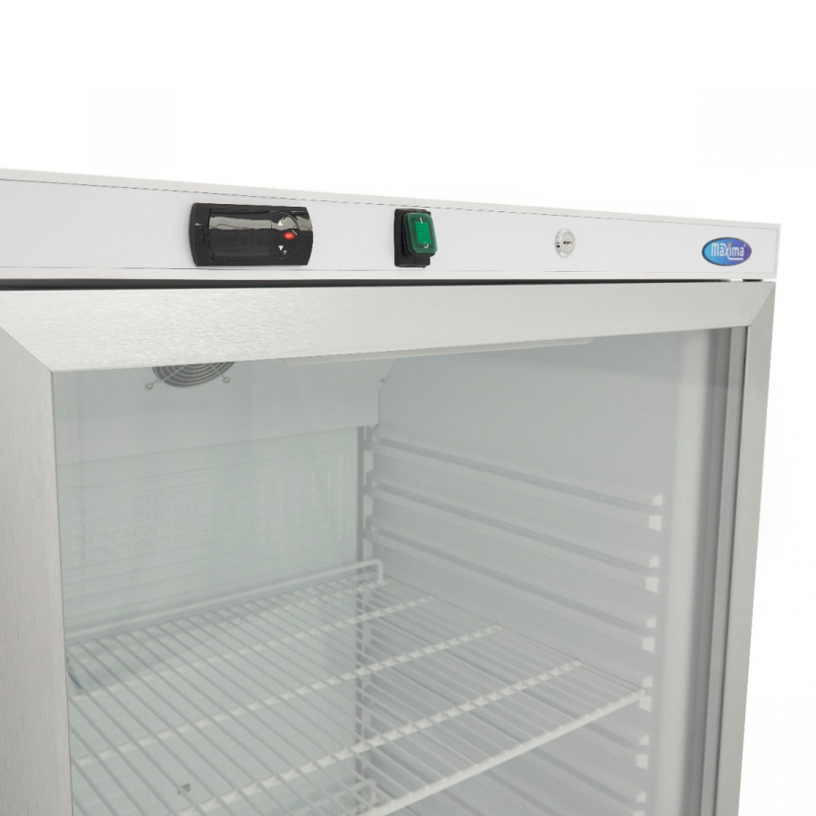 Kühlschrank - 600L - Weiß - mit Glastür
