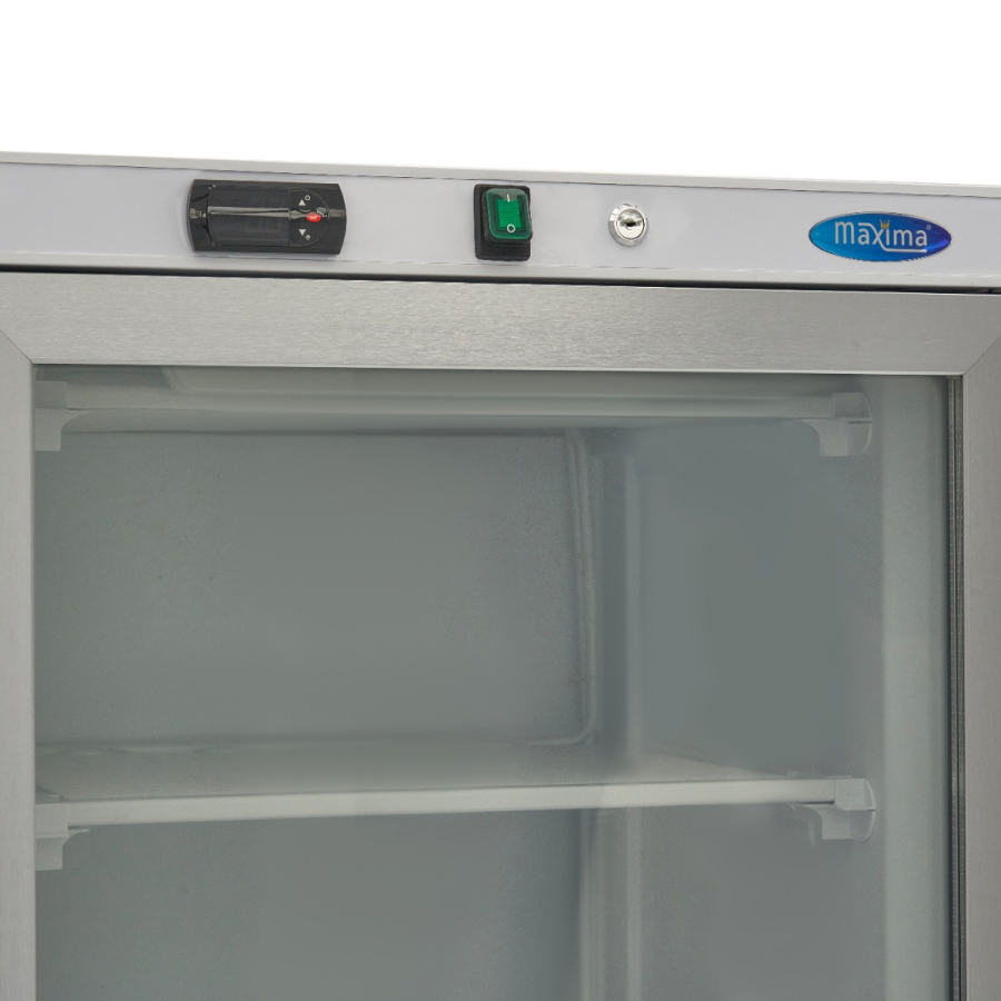 Gastro vrieskast 400 l met glazen deur – 6 vaste planken