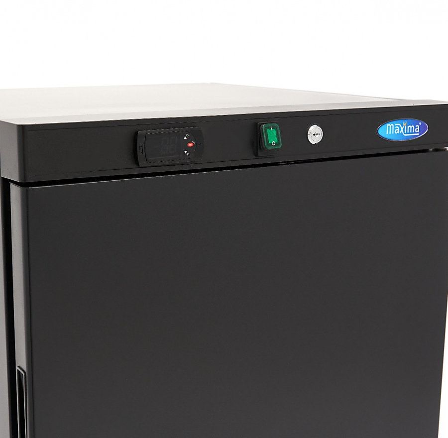 Gefrierschrank - 200L - 2 feste Regale - Schwarz