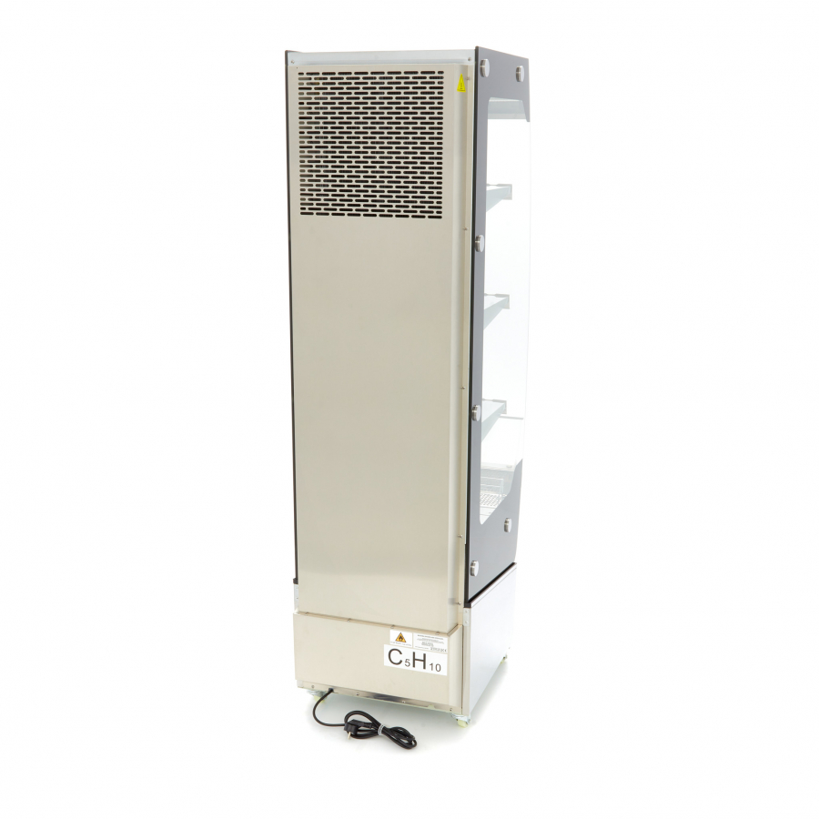 Glasdeur koelers - 220 l - 50 x 50 cm - Openen