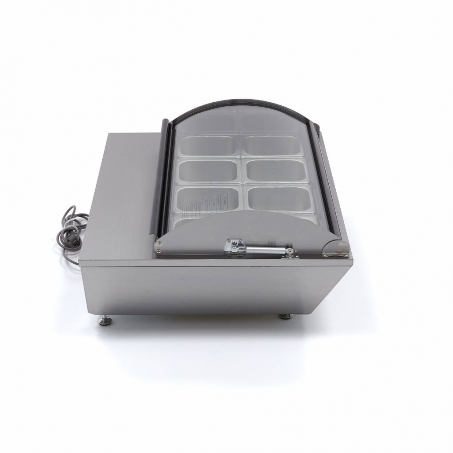 Saladette - 67 l - inkl. 8 x 1/6 GN - Tischplatte