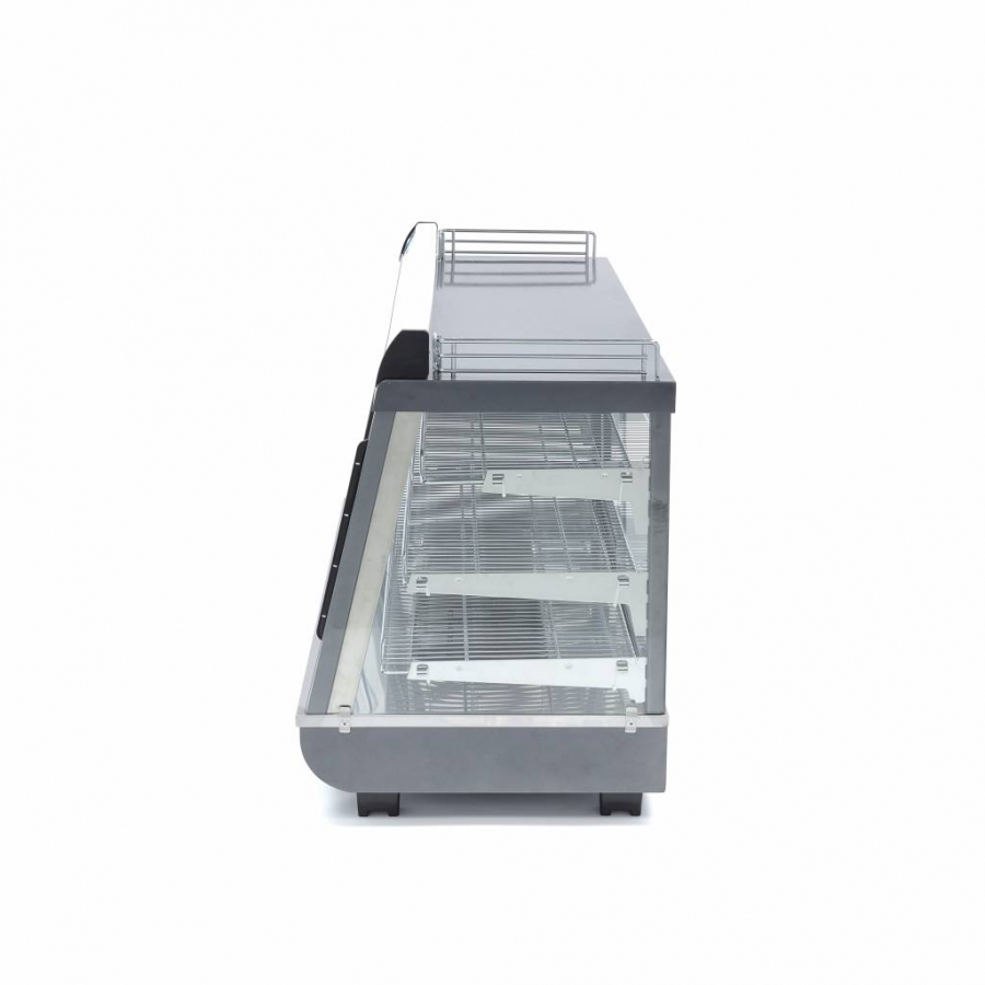 Warmtevitrine - 186 l - 121,5 cm - 3 planken