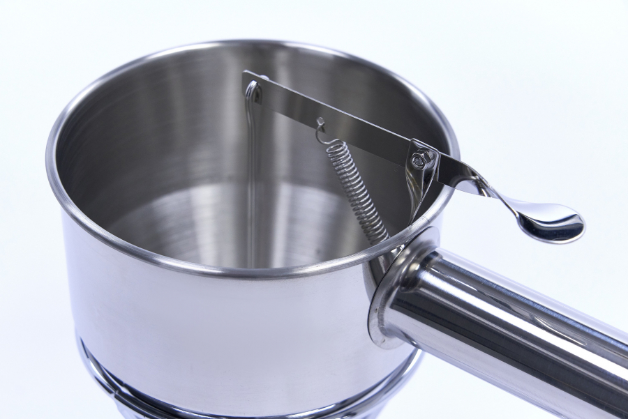 Beslagdispenser - 1,3L - Roestvrij staal - inkl. Doseerknop