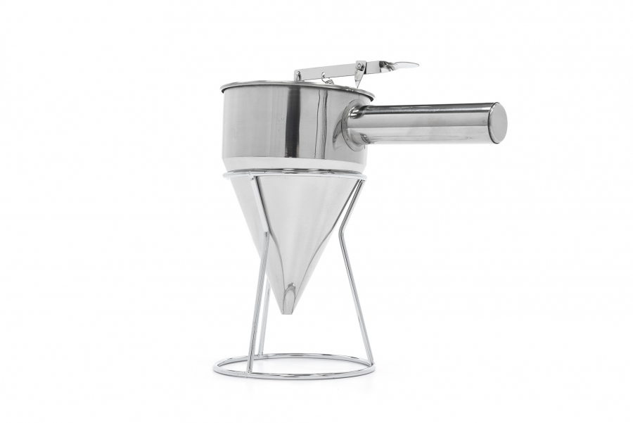 Beslagdispenser - 1,3L - Roestvrij staal - inkl. Doseerknop