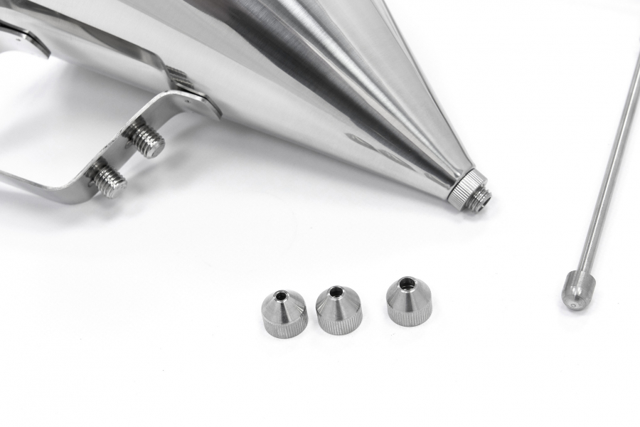 Batterie-Spender - 1,6L - Edelstahl - Inkl. Dosierknop