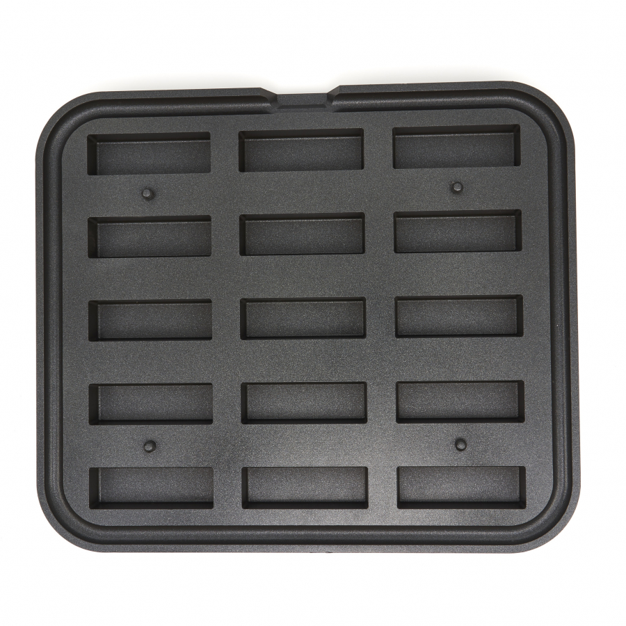 Rechteckige Tarteletteform - 90x30/85x26 mm - 15 Stück Rechteckige Tarteletteform - 90x30/85x26 mm - 15 Stück