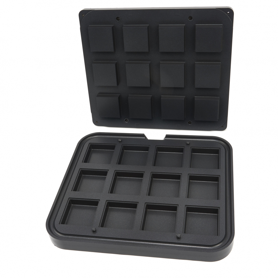 Tarteletteform Quadrat 72/62 mm - 12 Stück Tarteletteform Quadrat 72/62 mm - 12 Stück