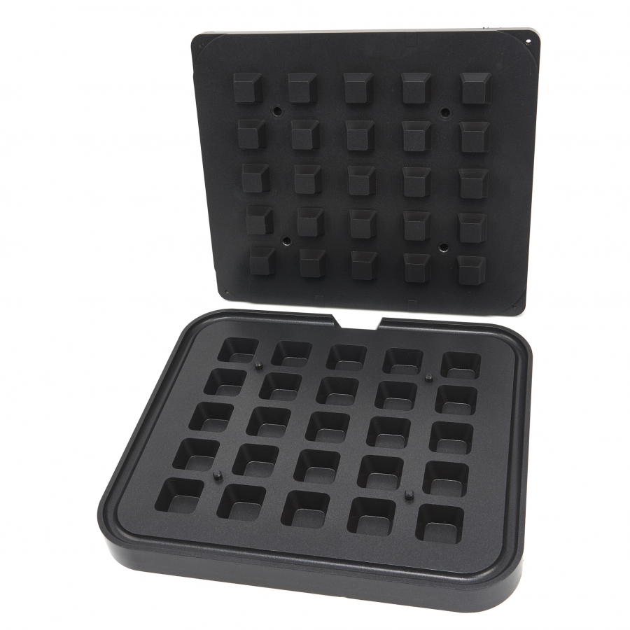 Tarteletteform Quadrat 39/29 mm - 25 Stück: Perfekte Größe für köstliche Tartelettes! Tarteletteform Quadrat 39/29 mm - 25 Stück: Perfekte Größe für köstliche Tartelettes!
