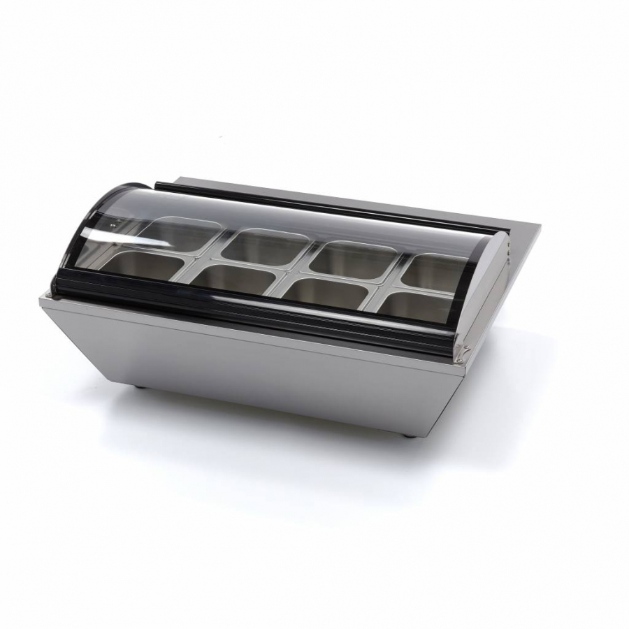 Saladette - 67 l - inkl. 8 x 1/6 GN - Tischplatte