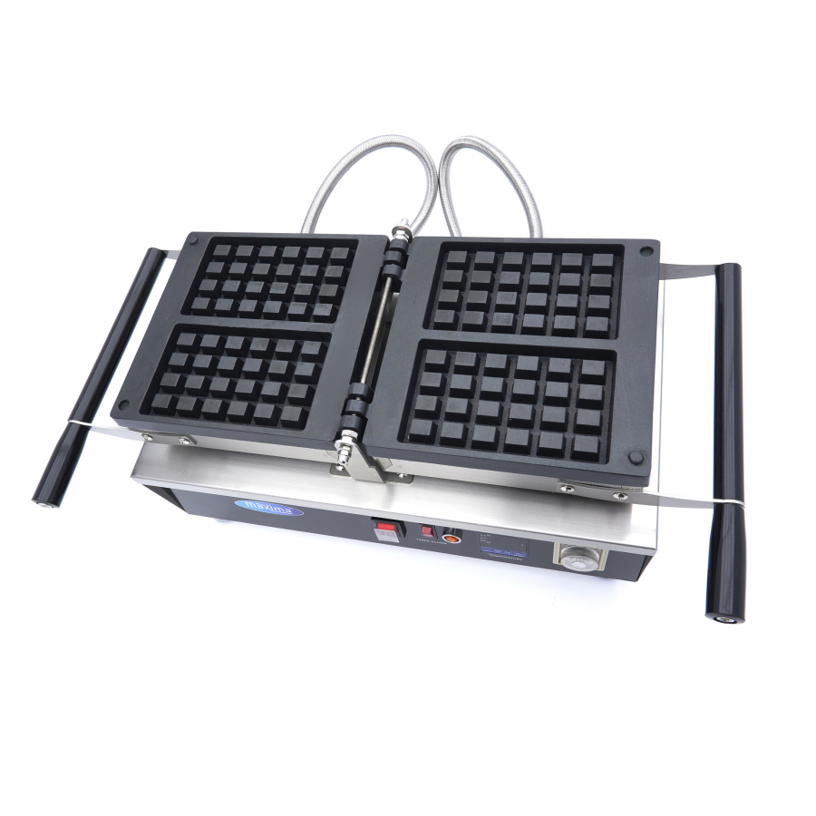 Wafelijzer - 2 stuks - draaibaar - Digitaal