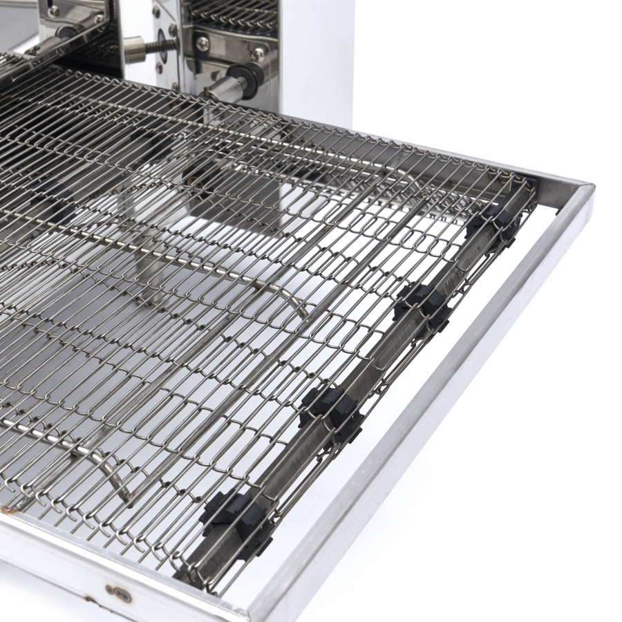 Pizzavuurmand met transportband - geschikt voor 2 x Ø20cm - 30 pizza's per uur