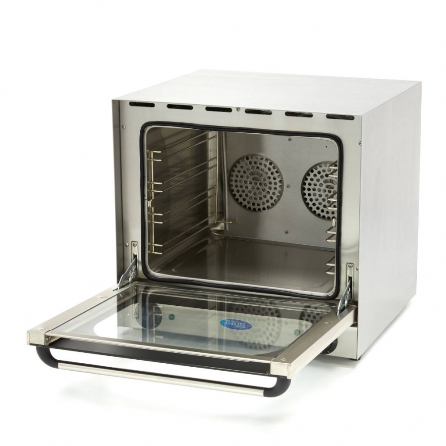 Konvektionsofen - Passt 4 Tabletts - Eingebauter Timer - Bis zu 300 ° C