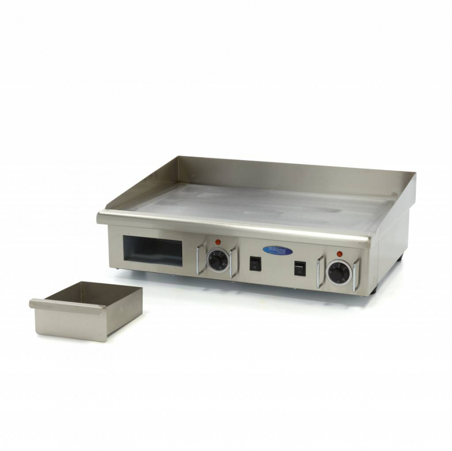 Grillplaat - Glad - 73 cm - inclusief druppelbak - 400 V