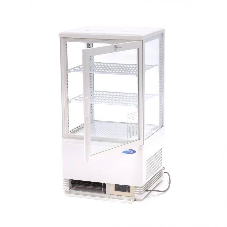 Kühlvitrine - 58 l - 43 cm - Weiß
