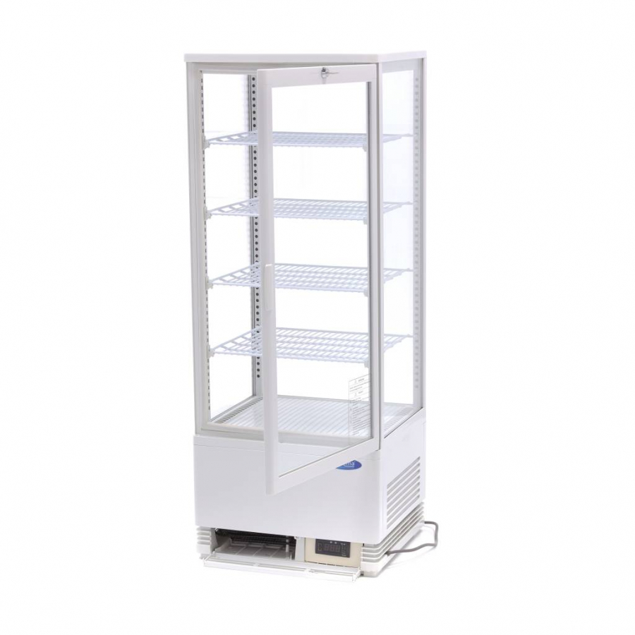 Kühlvitrine - 98 l - 43 cm - Weiß