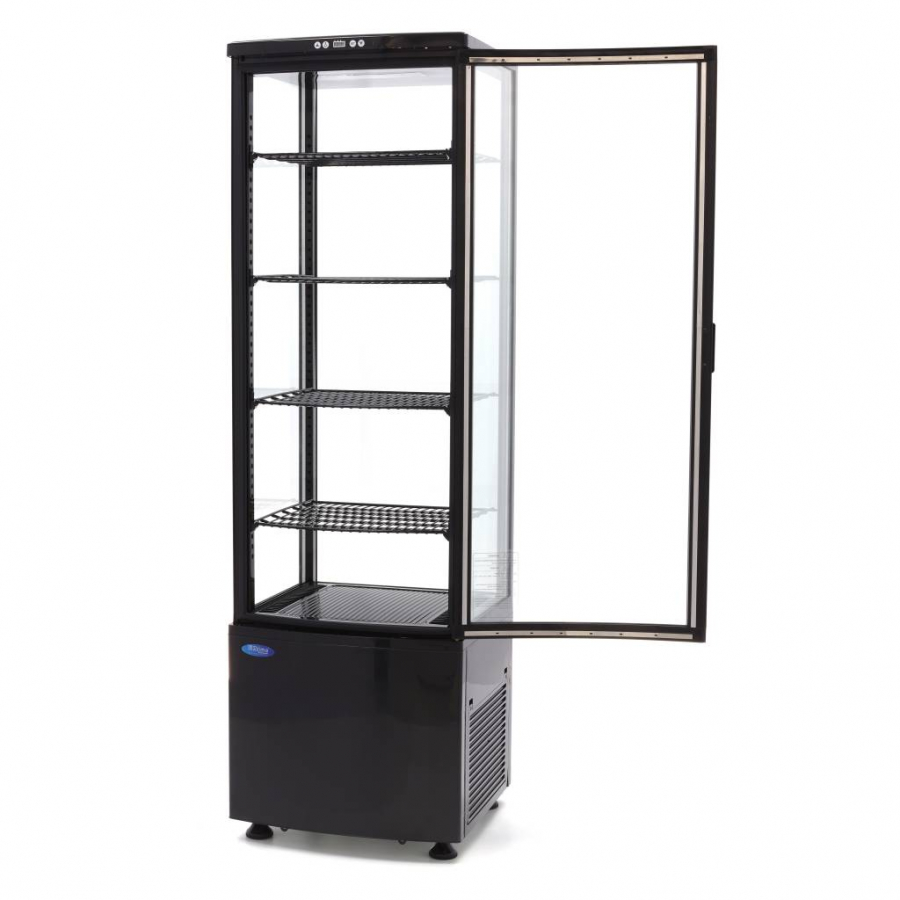 Kühlvitrine - 235 l - 52 cm - Schwarz