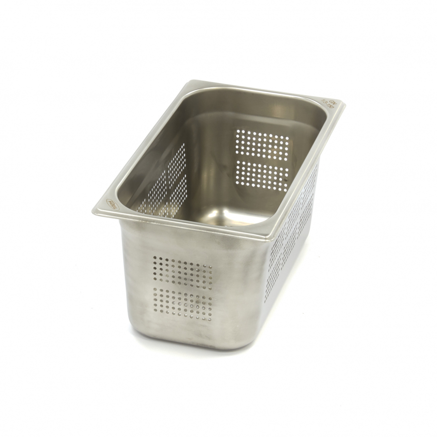 Gastronormbak 1/3 GN 15 cm diep - roestvrij staal geperforeerd - geperforeerd - Gastrohot
