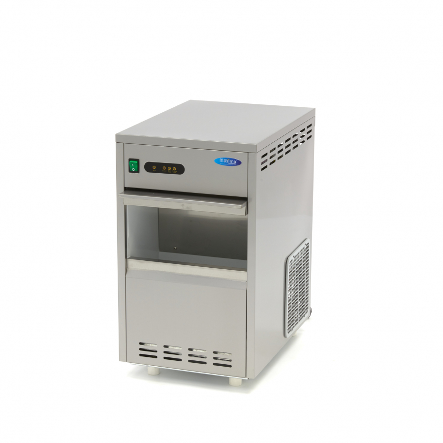 Gastro Eiswürfelmaschine - 30 kg/Tag - Wasser Gekühlt Gastro Eiswürfelmaschine - 30 kg/Tag - Wasser Gekühlt