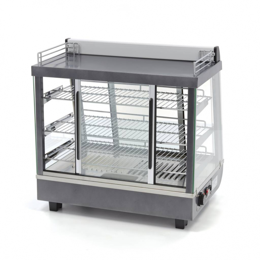 Wärmevitrine - 96 l - 67,5 cm - 3 Regale