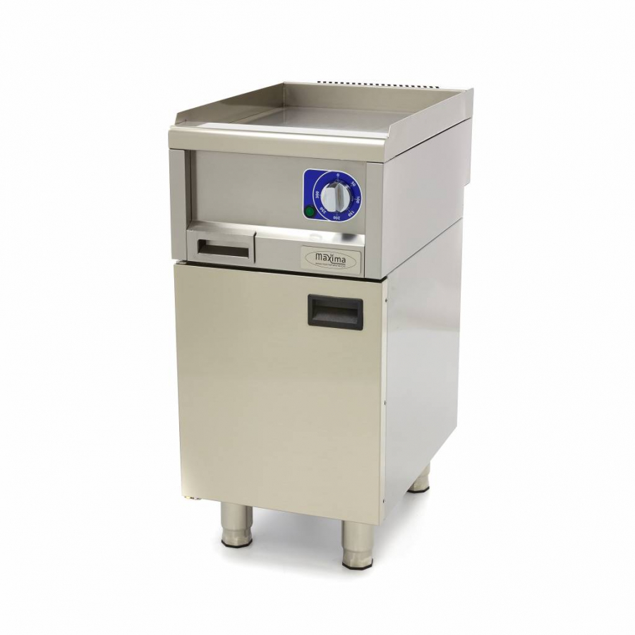 Commerciële grillplaat - Glad - Enkel apparaat - 60cm diep - Elektrisch