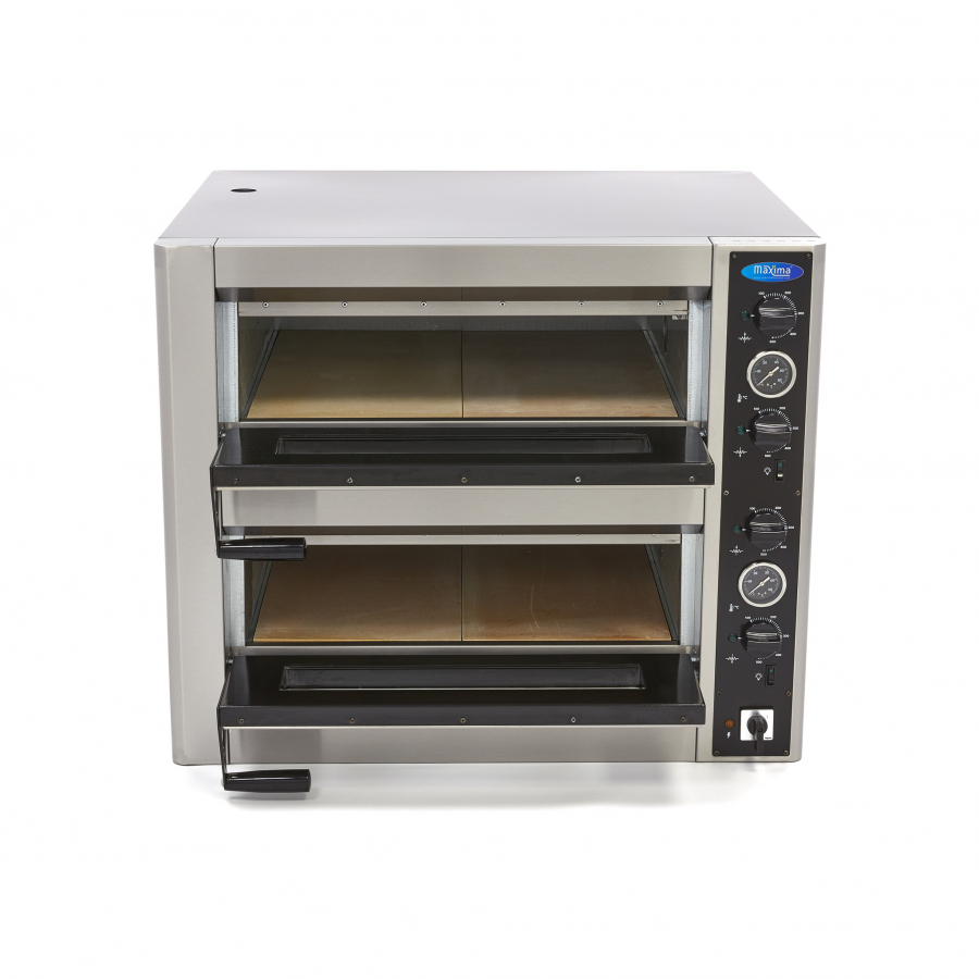 Pizzaofen - Passend für 4 x Ø30cm Pizzen - Doppeldecker