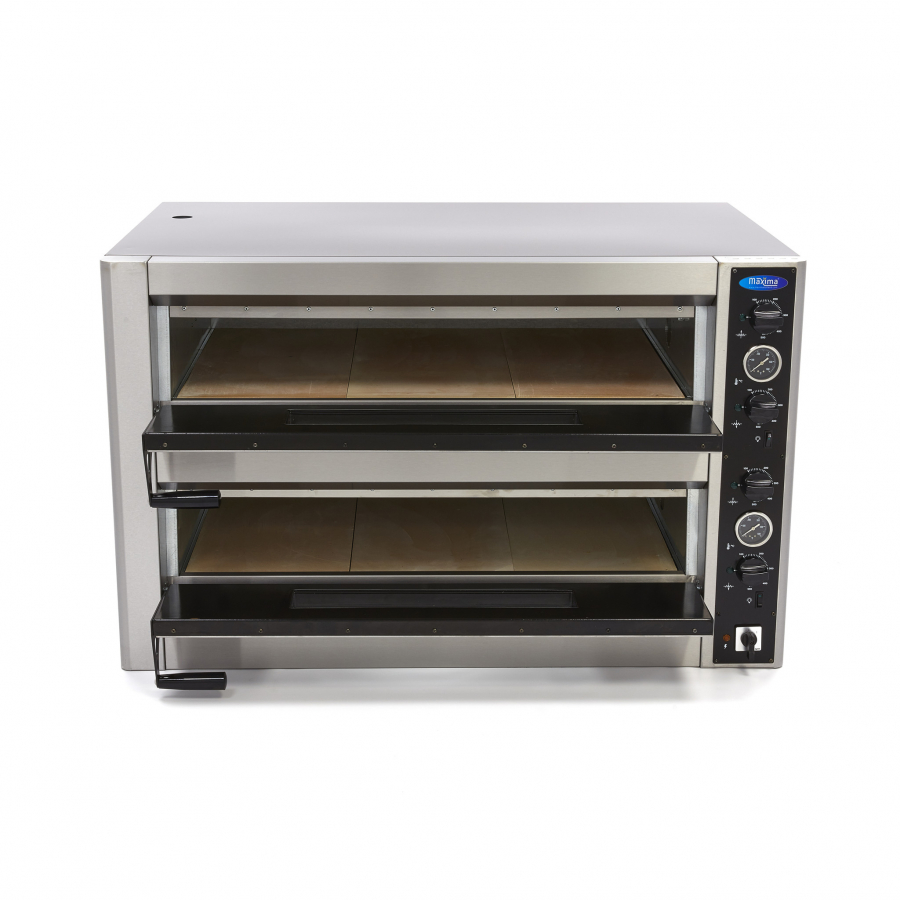 Pizzavuur - Geschikt voor 12 x Ø30cm pizza's - Dubbeldekker