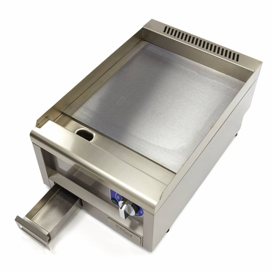 Commerciële grillplaat - Glad - Enkel apparaat - 60cm diep - Elektrisch