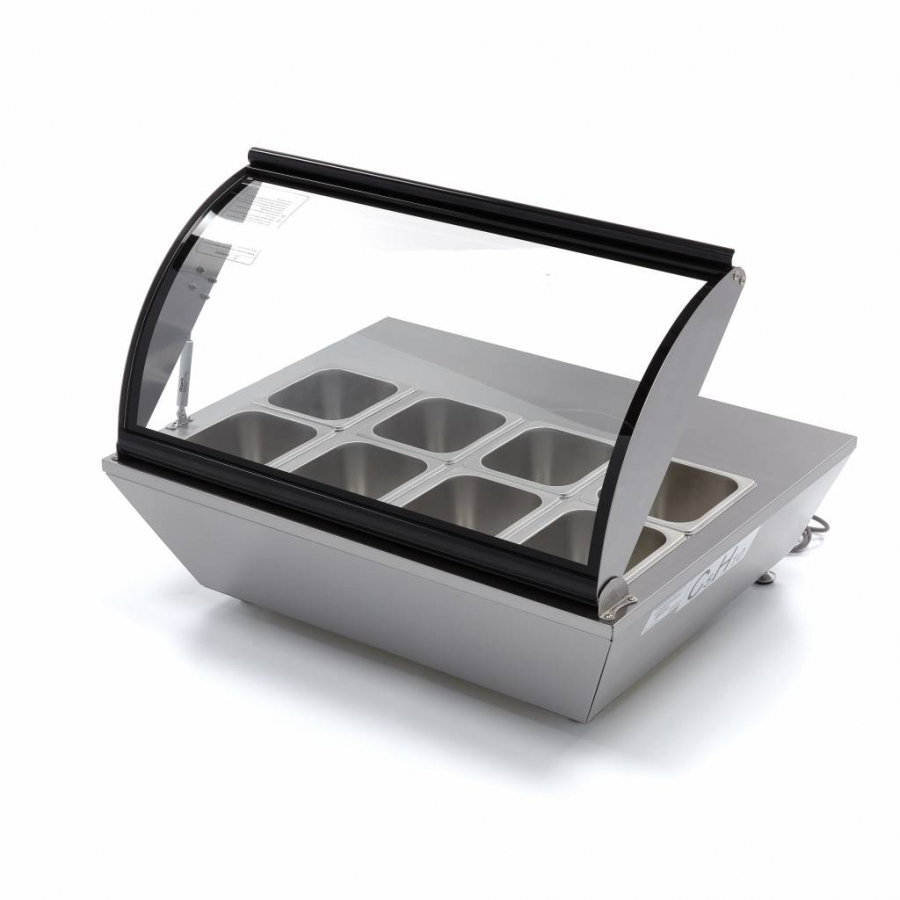Saladette - 67 l - inkl. 8 x 1/6 GN - Tischplatte