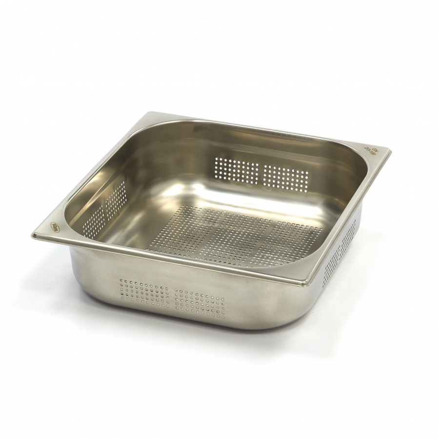 Gastronormbehälter 2/3 GN 10 cm tief Edelstahl durchbrochen - Gastrohot