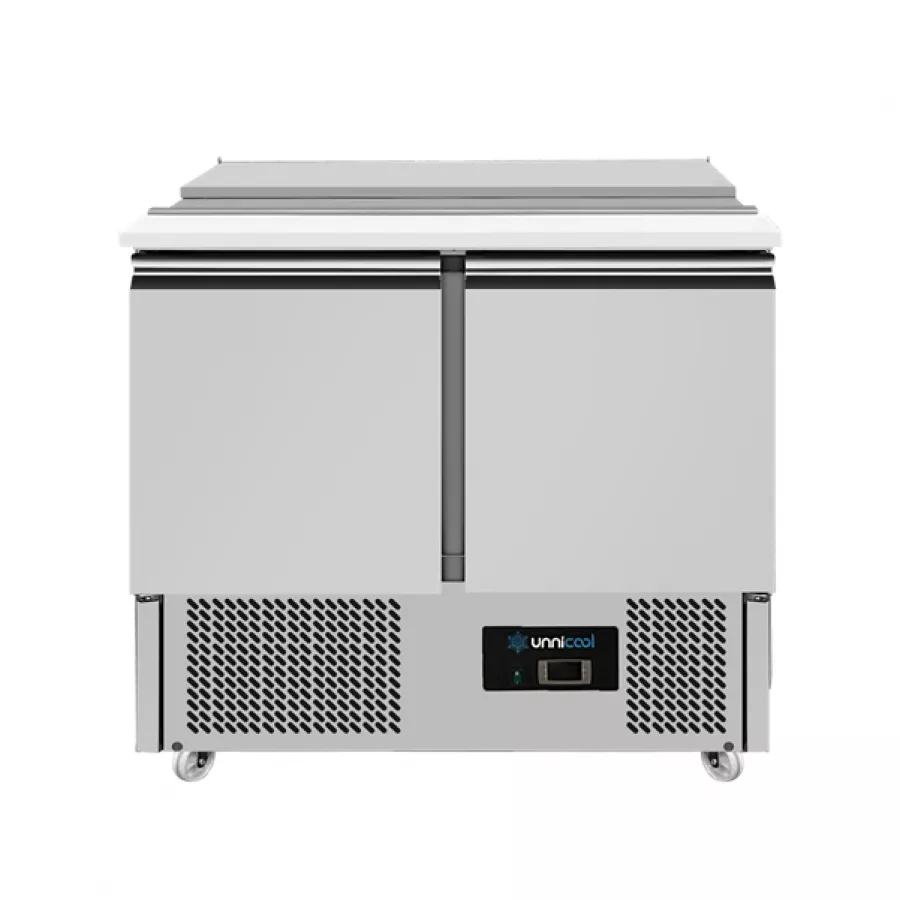 Saladette 900x700x870 mm Edelstahl 230 Liter 2 Türen