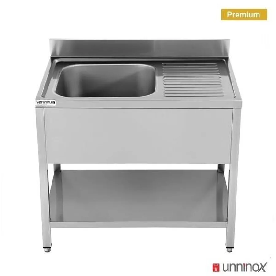 Spüle 1 Becken 120x70x85cm links Flatpacked Gastronomie