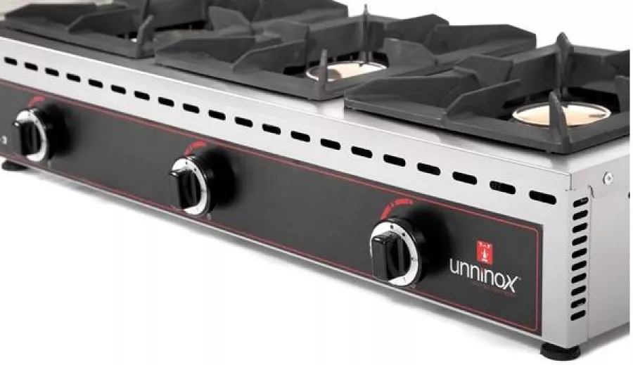 Tischkochfelder STO-3 Gas 3 Brenner je 7kW Kupferbrenner