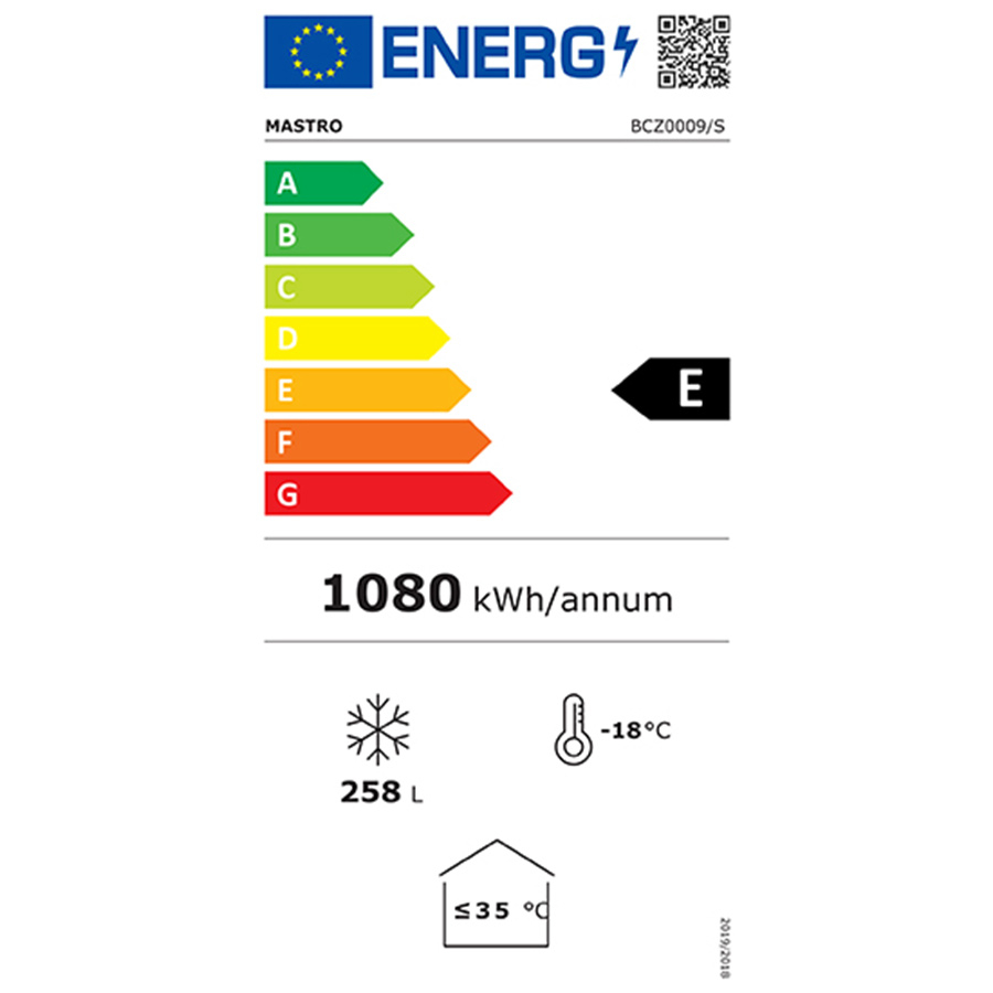 Mastro Tiefkühltruhe 314 Liter mit Glas-Schiebedeckeln | B1039 x H904 mm | -14°/-24°C
