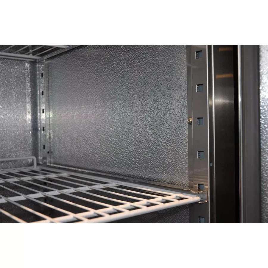 Combisteel Tiefkühlschrank Rfs+Alu 1200 Liter mit 2 Türen | -10°/-20° C
