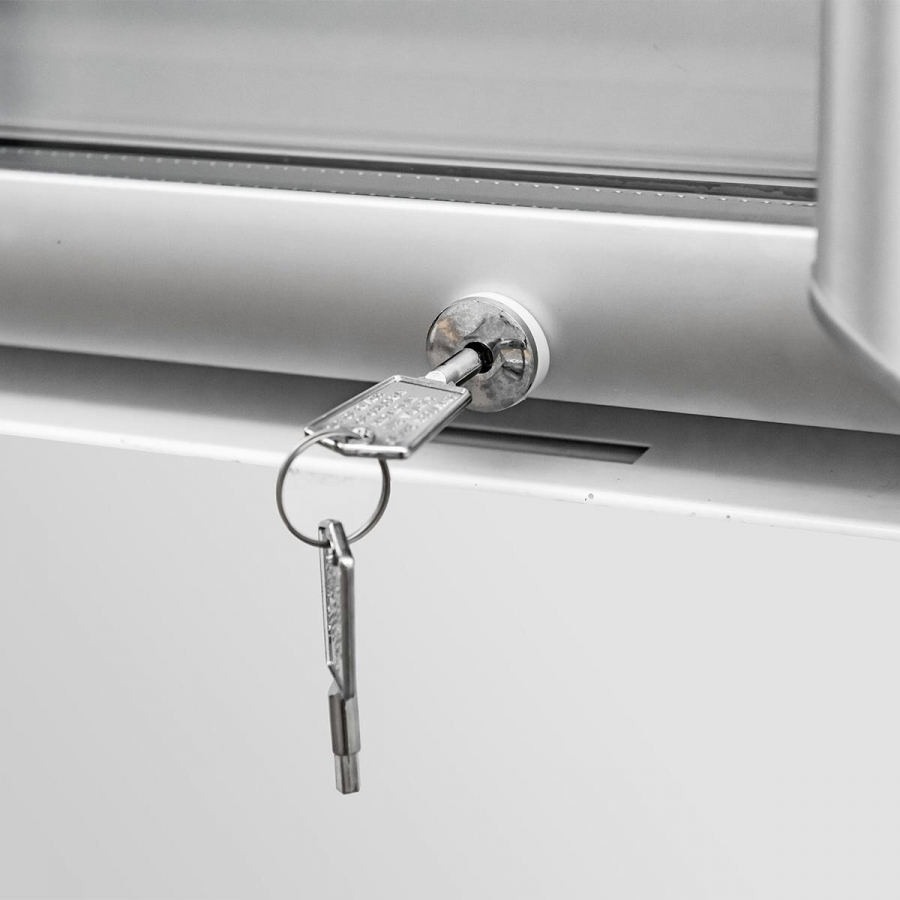 TOPLINE Getränkekühlschrank 1040 Liter Weiß mit Leuchtaufsatz TOPLINE Getränkekühlschrank 1040 Liter Weiß mit Leuchtaufsatz