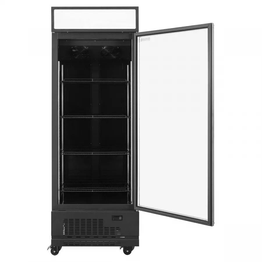 TOPLINE Getränkekühlschrank 570 Liter mit LED-Leuchtaufsatz & Glastür TOPLINE Getränkekühlschrank 570 Liter mit LED-Leuchtaufsatz & Glastür