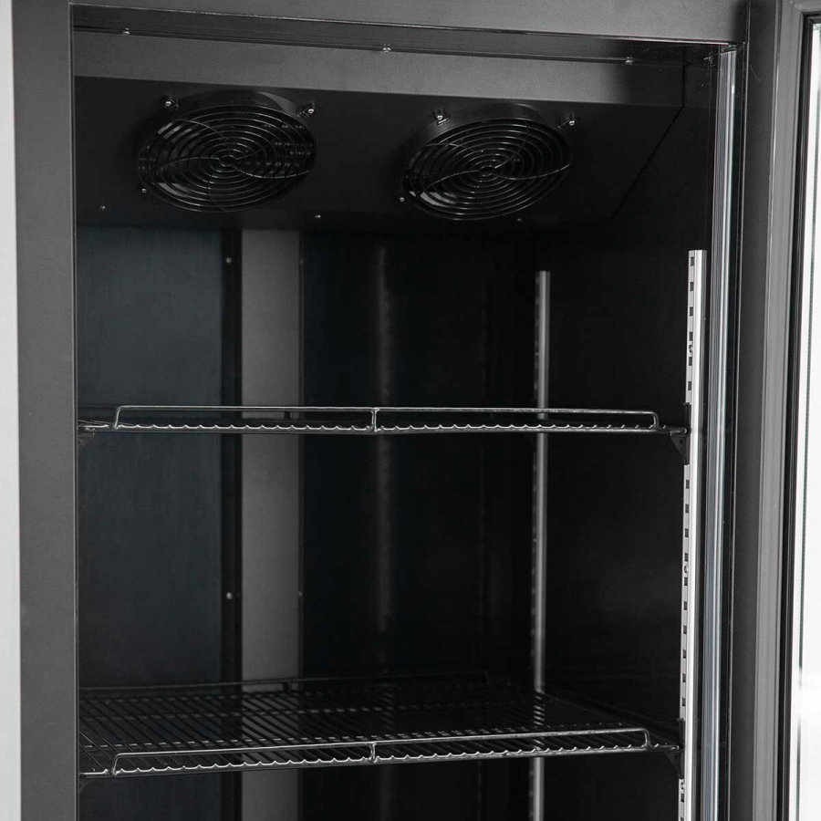 TOPLINE Getränkekühlschrank 570 Liter mit LED-Leuchtaufsatz & Glastür TOPLINE Getränkekühlschrank 570 Liter mit LED-Leuchtaufsatz & Glastür