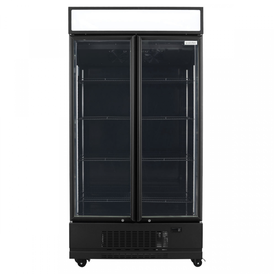 TOPLINE Getränkekühlschrank 870 Liter mit LED-Leuchtaufsatz & 2 Glastüren TOPLINE Getränkekühlschrank 870 Liter mit LED-Leuchtaufsatz & 2 Glastüren