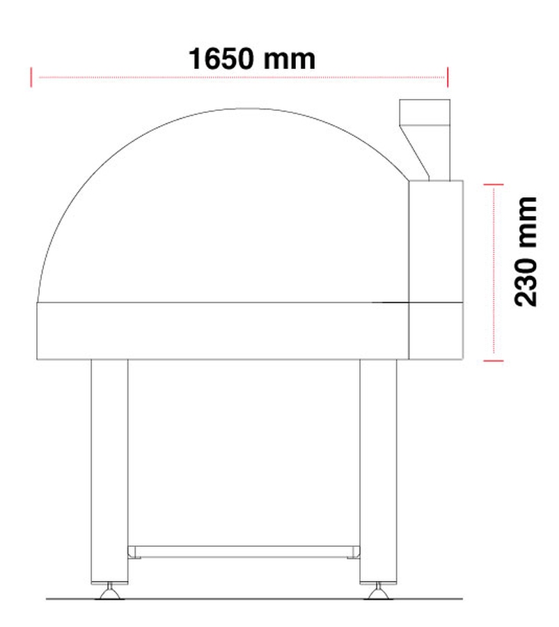 Holz Pizzaofen Pavesi JOY 120H | Backfläche statisch | 4 bis 5 Pizzen Holz Pizzaofen Pavesi JOY 120H | Backfläche statisch | 4 bis 5 Pizzen
