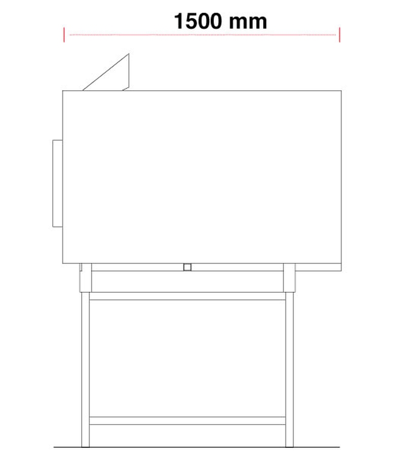Holz Pizzaofen Pavesi RPM 120H | Backfläche statisch | 4 bis 5 Pizzen