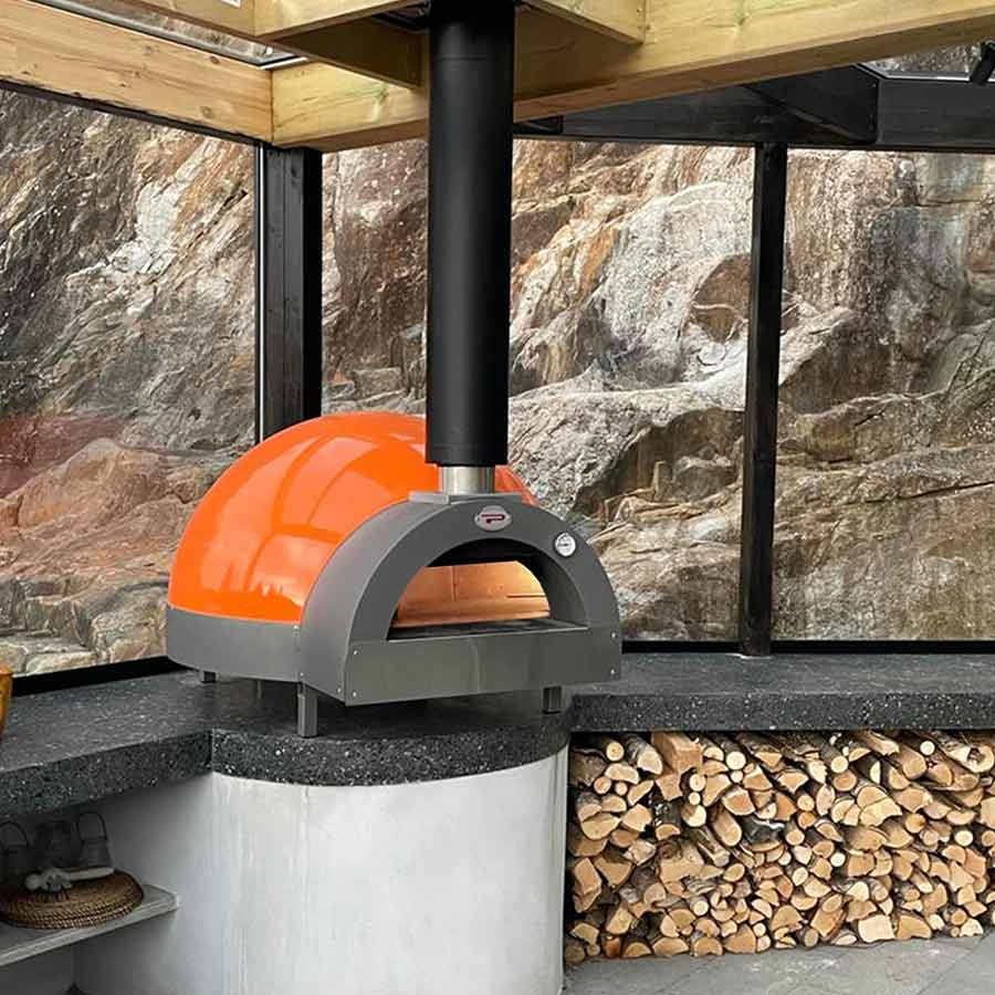Gasbackofen ideal für Garten | Pavesi JOY 90G | 2/3 Pizzen