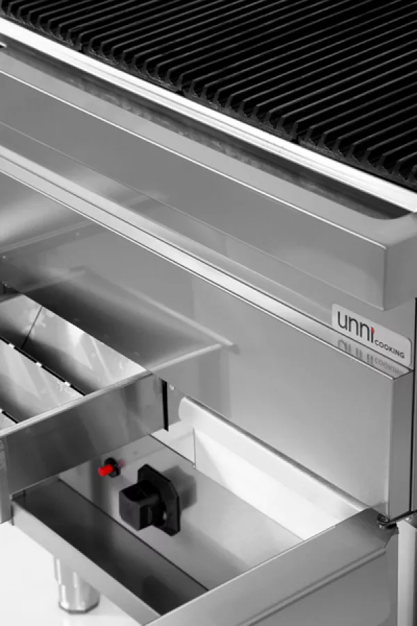 Gas-Wassergrill Vapor Grill 700 G70WG20-K Edelstahl, extra große Grillfläche